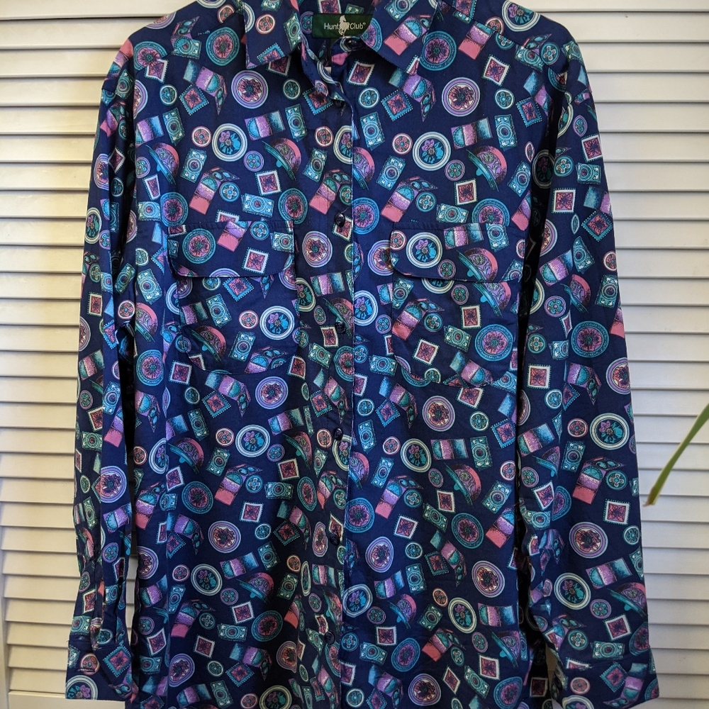 Vintage Hunt Club Button Down Shirt.           2